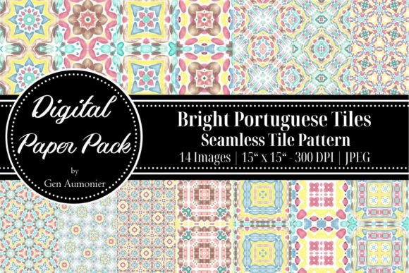 Bright Portuguese Seamless Tile Patterns