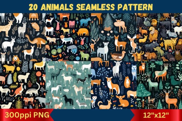 Discover the Beauty of Animals Seamless Patterns