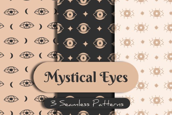 Mystical Eyes Seamless Patterns: A Blend of Esoteric Art and Modern Design