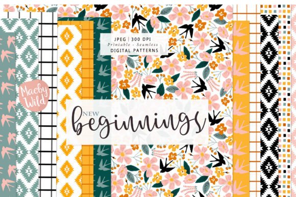 New Beginnings - Seamless Patterns
