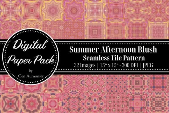 Summer Afternoon Seamless Tile Patterns: A Unique Blend of Art and Design