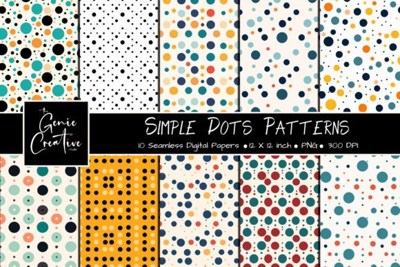 The Rise of Simple Dots Seamless Patterns Set in the World of Digital Design