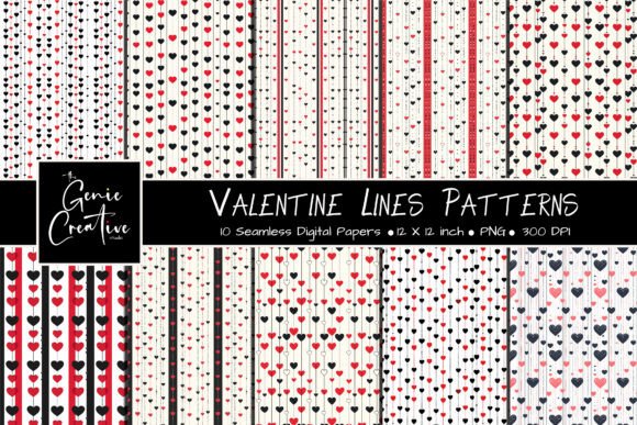 Valentine Lines Seamless Patterns Set: A Creative Powerhouse for Modern Designers